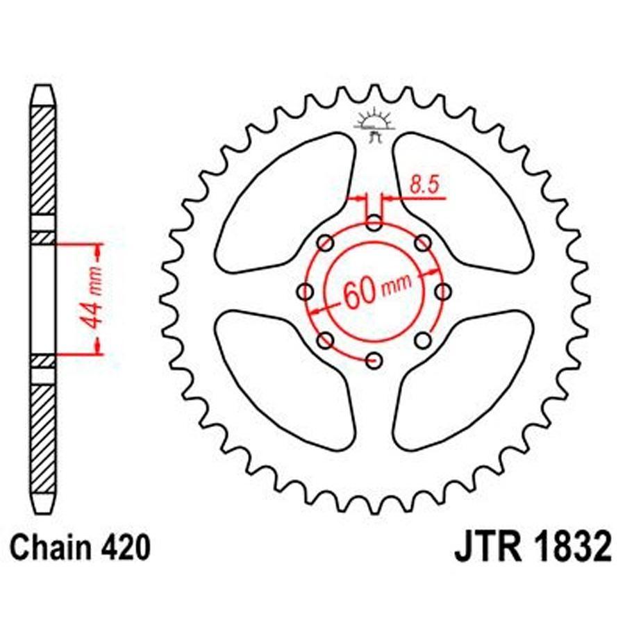 PLATO CORONA JT 1832 52T  420