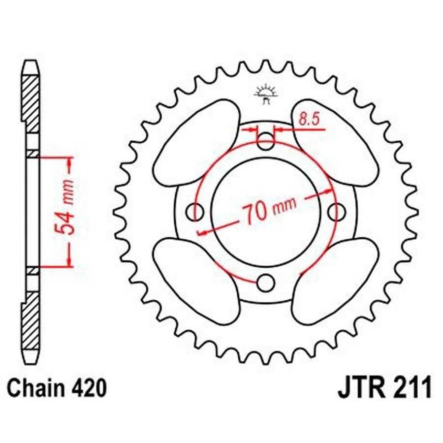 PLATO CORONA JT 211 39T  420