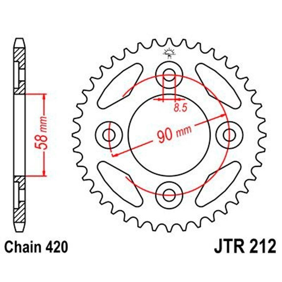PLATO CORONA JT 212 34T  420