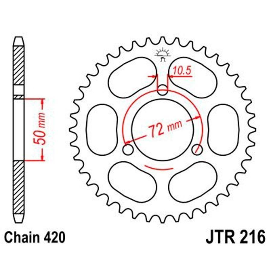 PLATO CORONA JT 216 36T  420
