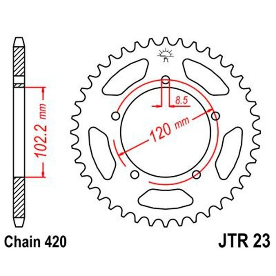 PLATO CORONA JT 023 47T  420