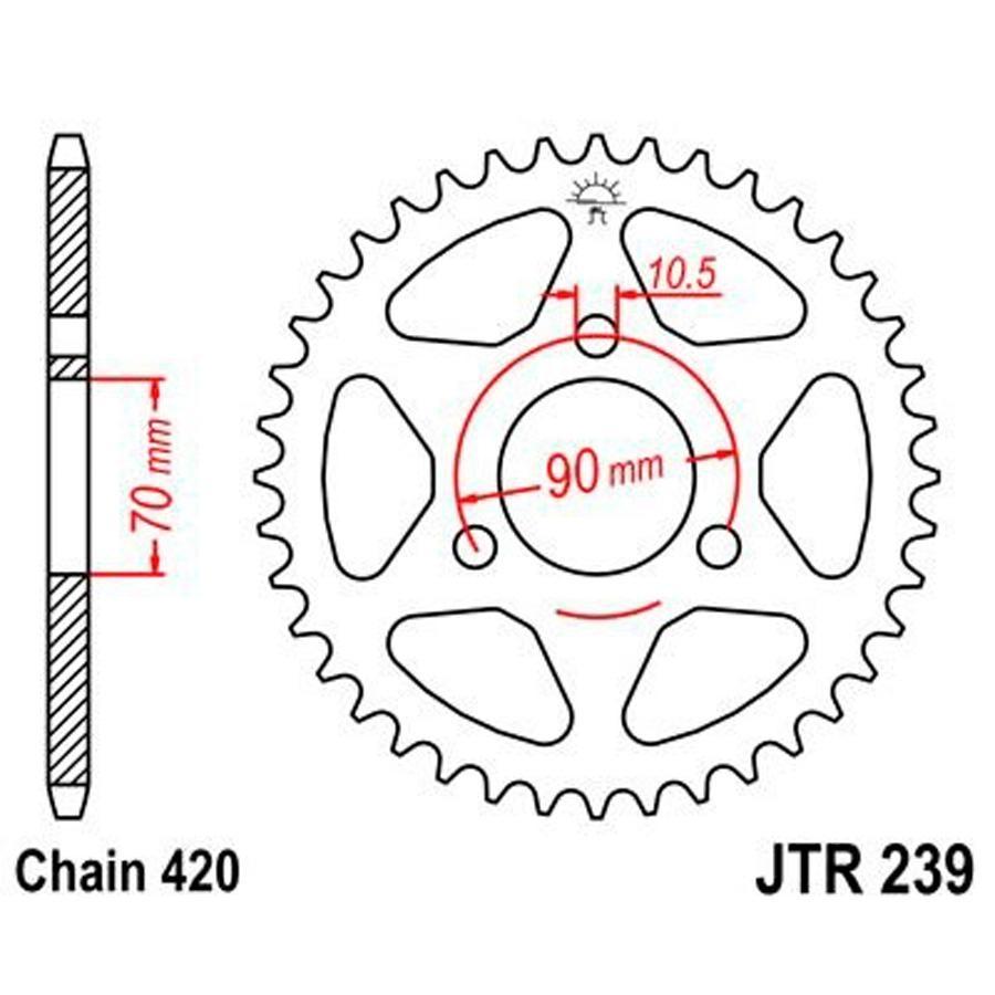 PLATO CORONA JT 239 38T  420