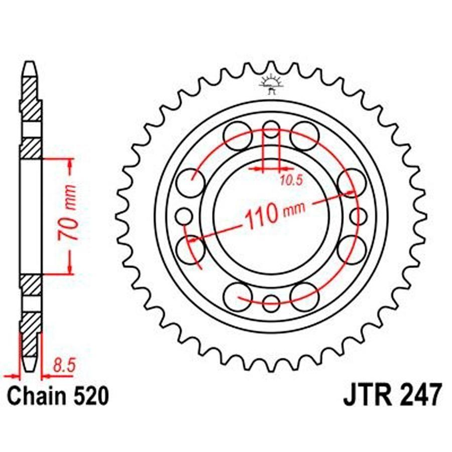 PLATO CORONA JT 247 41T  520