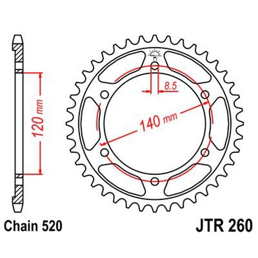 PLATO CORONA JT 260 38T  520