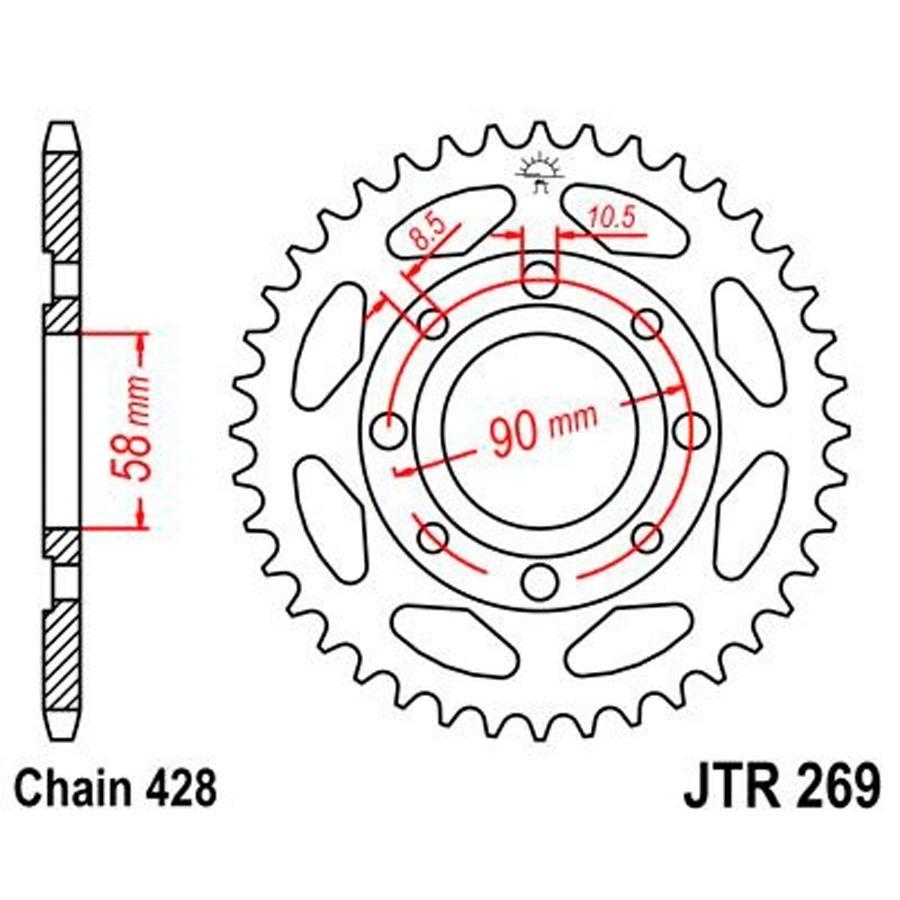 PLATO CORONA JT 269 36T  428