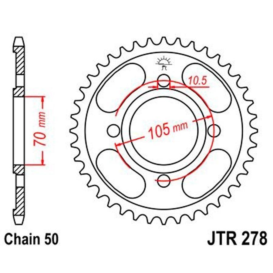 PLATO CORONA JT 278 37T  530