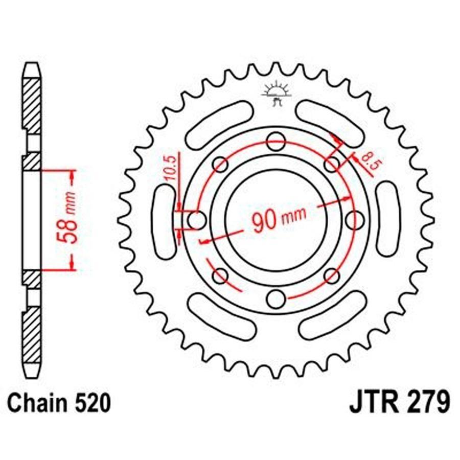 PLATO CORONA JT 279 38T  520