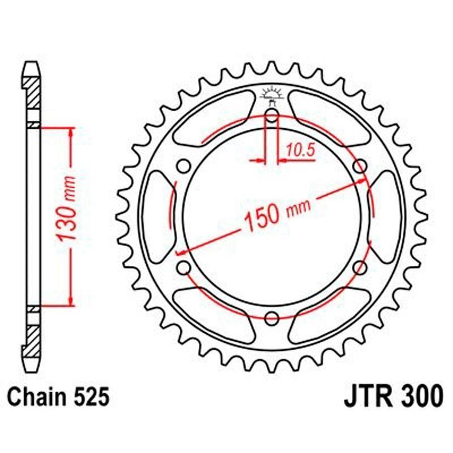 PLATO CORONA JT 300 39T  525