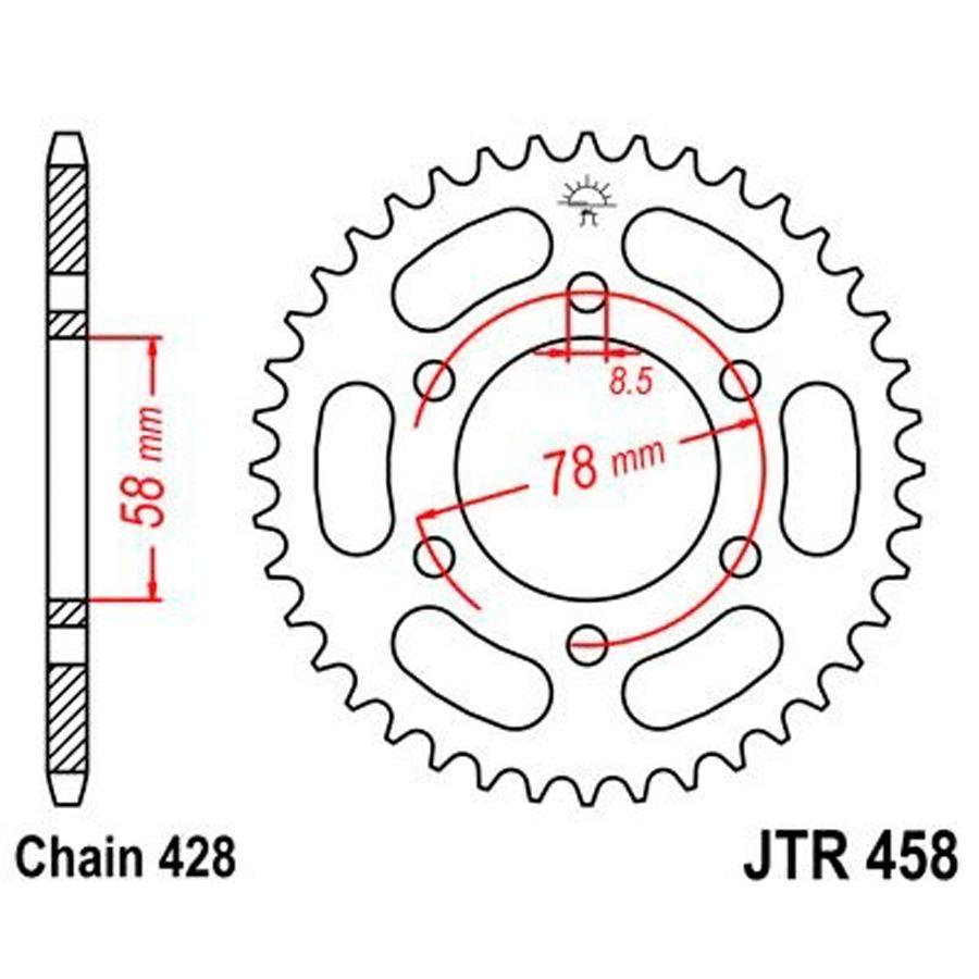 PLATO CORONA JT 458 37T  428