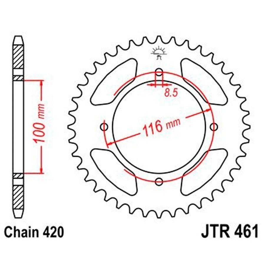 PLATO CORONA JT 461 52T  420