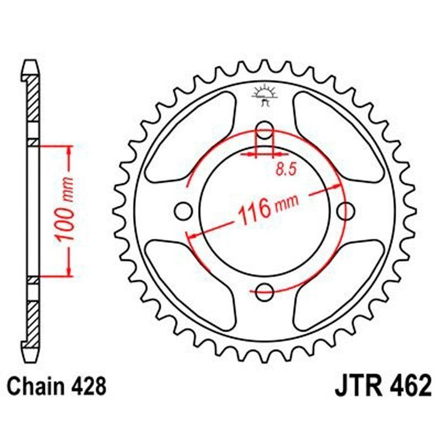 PLATO CORONA JT 462 51T  428