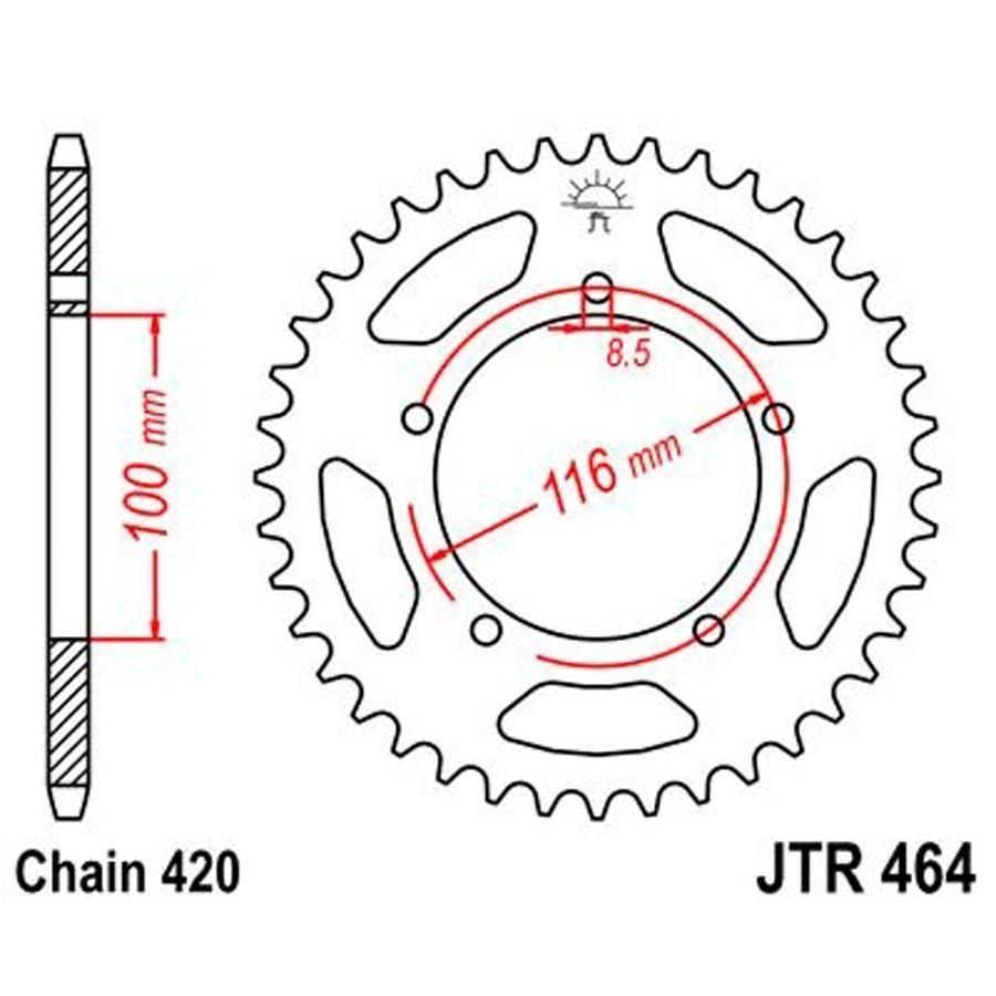 PLATO CORONA JT 464 49T  420