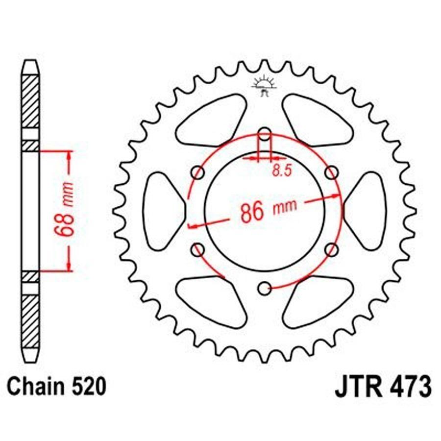 PLATO CORONA JT 473 37T  520