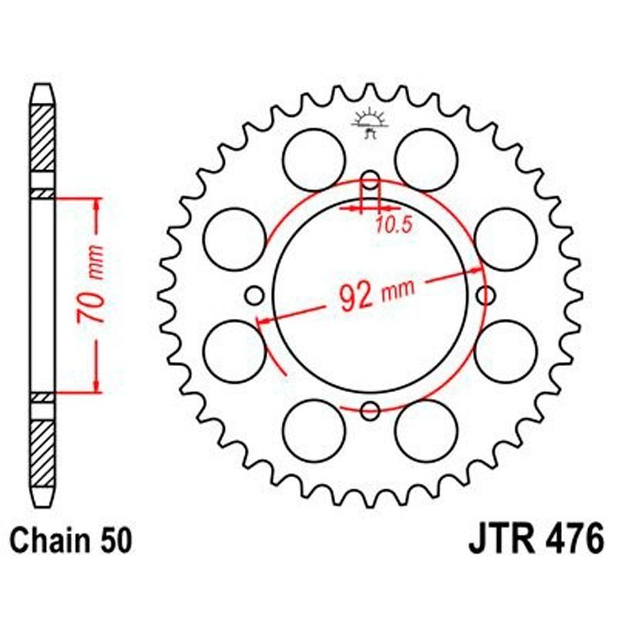PLATO CORONA JT 476 43T  530