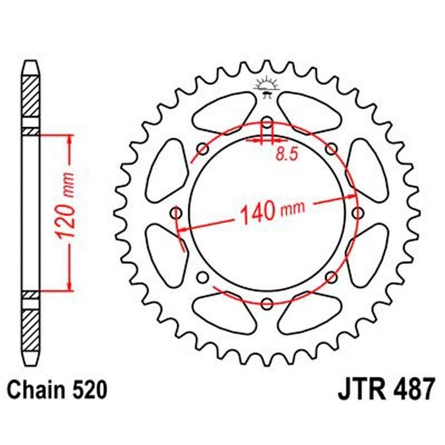 PLATO CORONA JT 487 38T  520
