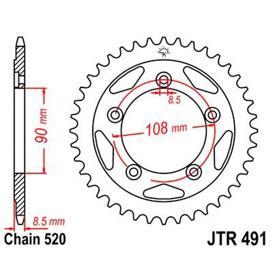 PLATO CORONA JT 491 38T  520