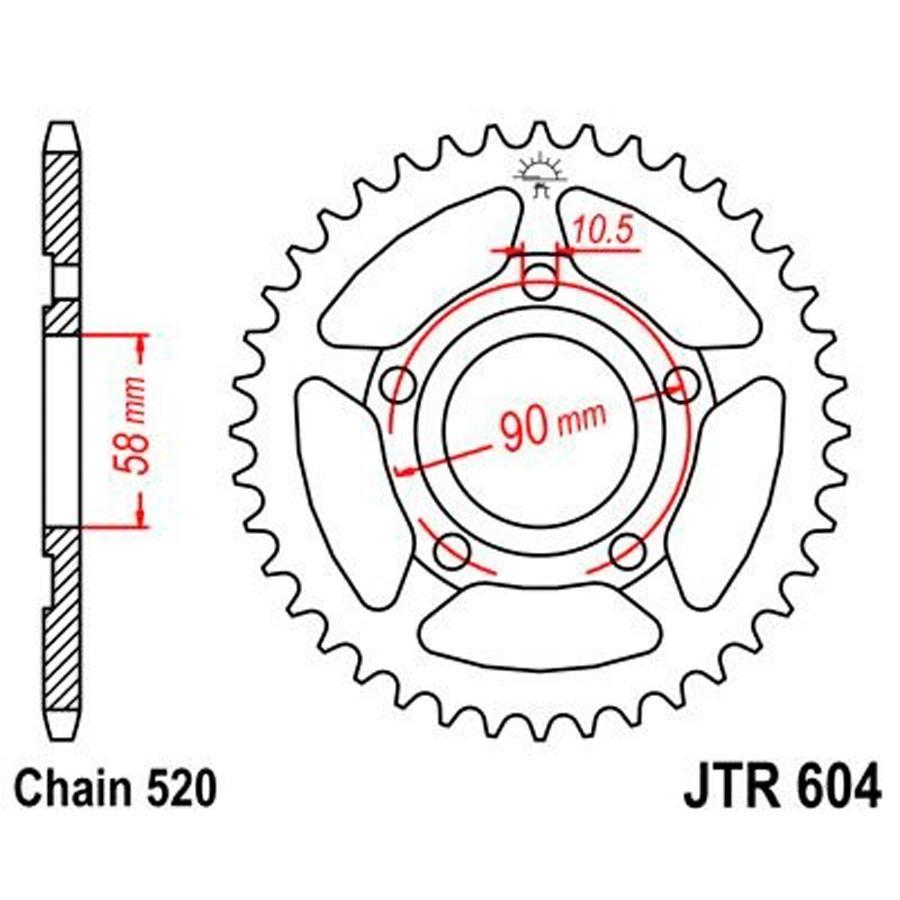 PLATO CORONA JT 604 36T  520