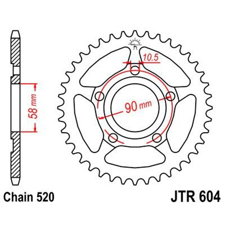 PLATO CORONA JT 604 44T  520