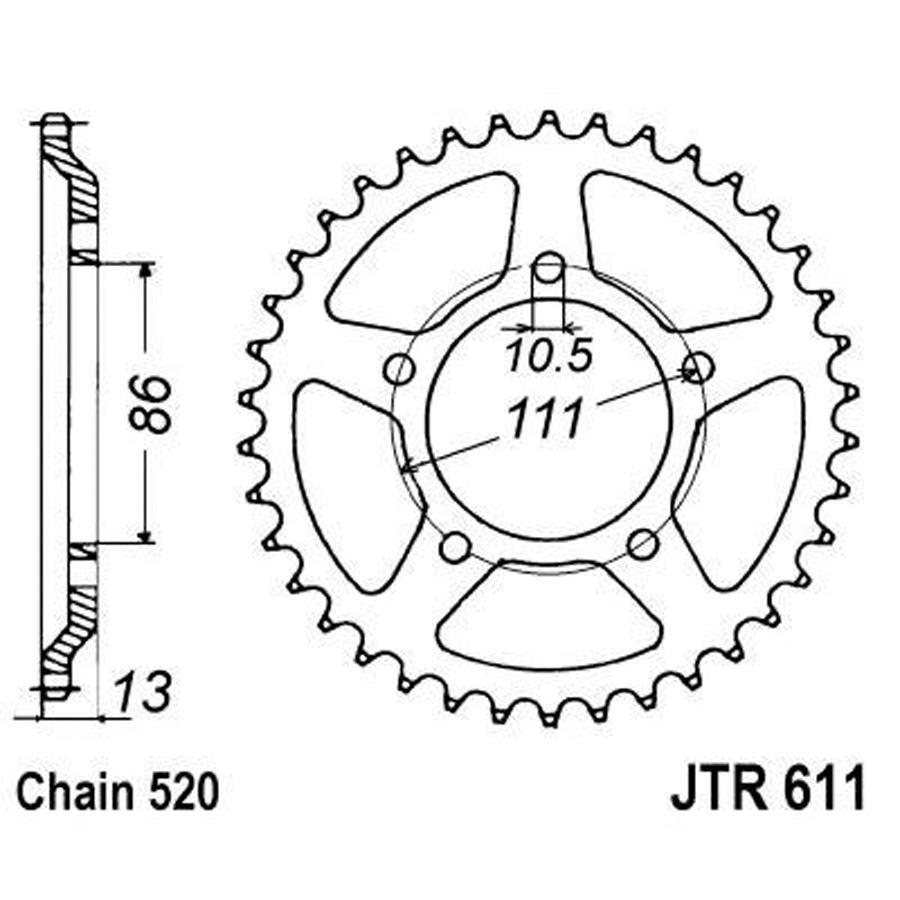 PLATO CORONA JT 611 43T  520