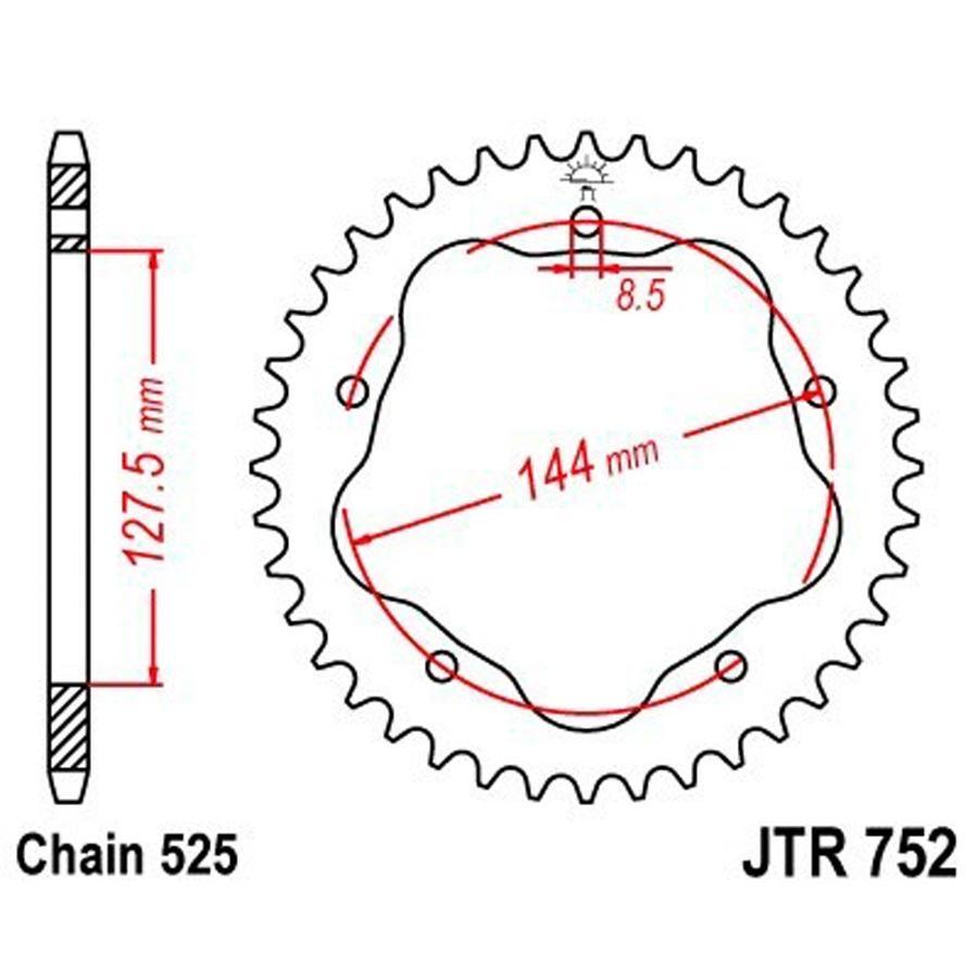 PLATO CORONA JT 752 36T  525