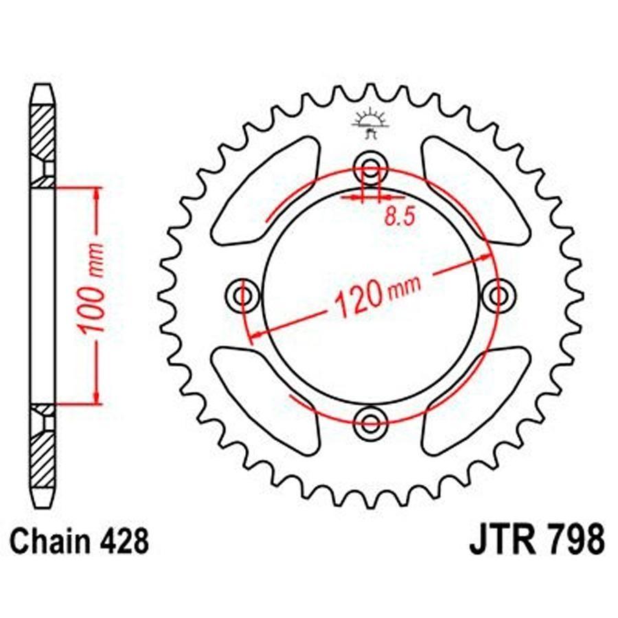 PLATO CORONA JT 798 48T  428