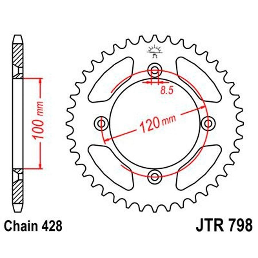 PLATO CORONA JT 798 52T  428