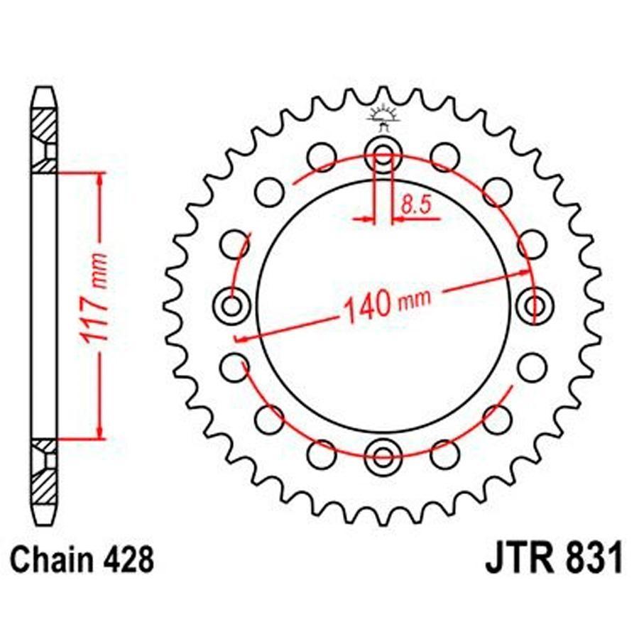 PLATO CORONA JT 831 46T  428