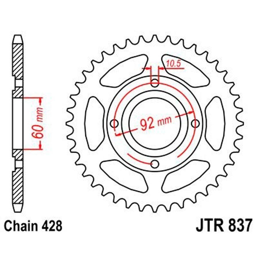 PLATO CORONA JT 837 39T  428