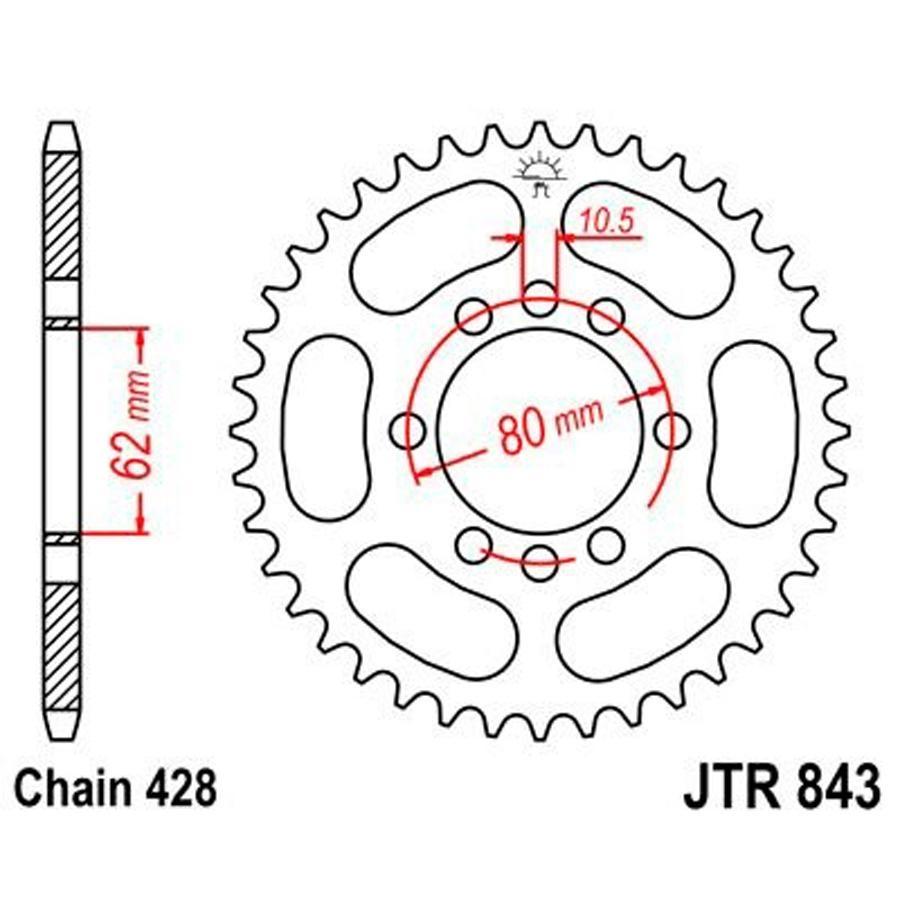 PLATO CORONA JT 843 48T  428