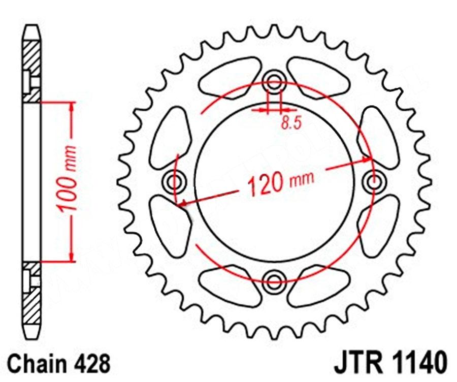 PLATO CORONA JT 1140 56T   428