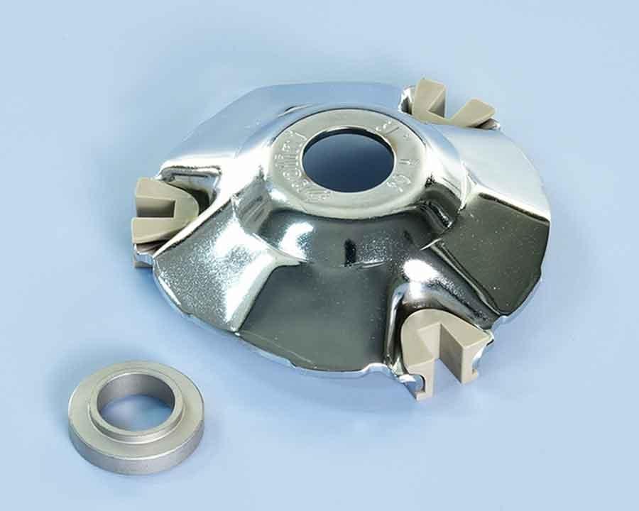 PLATILLO GUIA RODILLOS CON GUIAS PARA VARIADOR POLINI 241.727 952.051