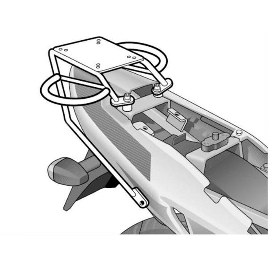 SOPORTE MALETA TRASERA TOP MASTER SHAD SUZUKI GS 500 2001 S0GS51ST