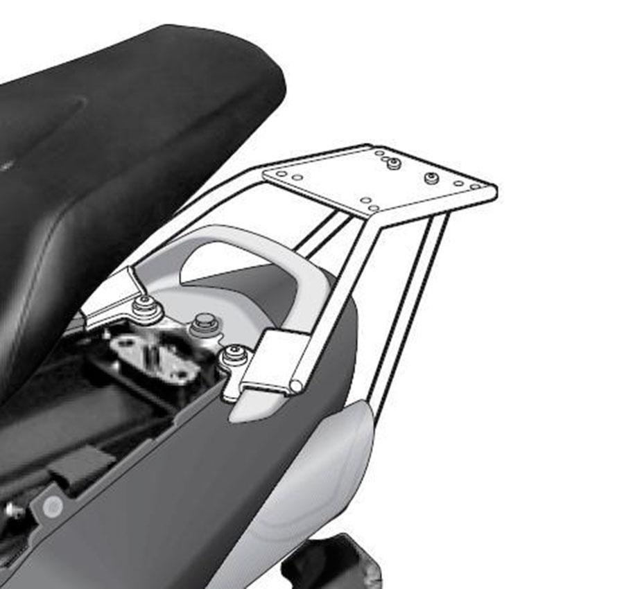SOPORTE MALETA TRASERA TOP MASTER SHAD SUZUKI GSR 600 ?06   S0GS66ST