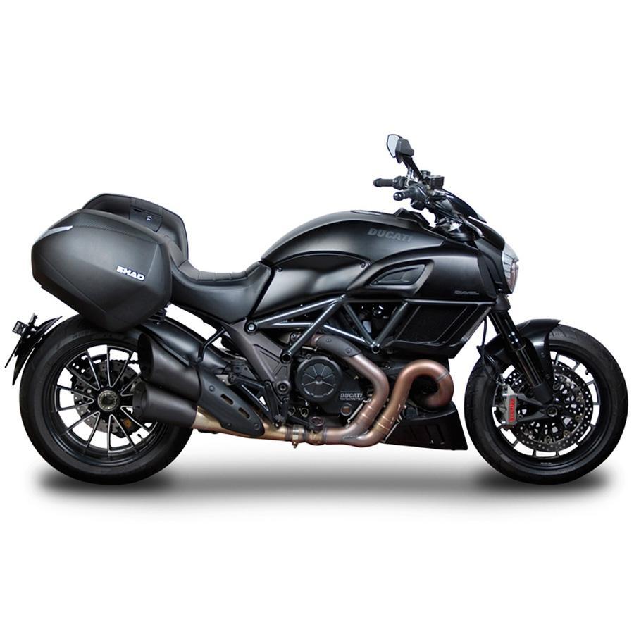HERRAJES MALETA LATERAL SHAD 3P SYSTEM DUCATI DIAVEL 1200 '14    D0DV14IF