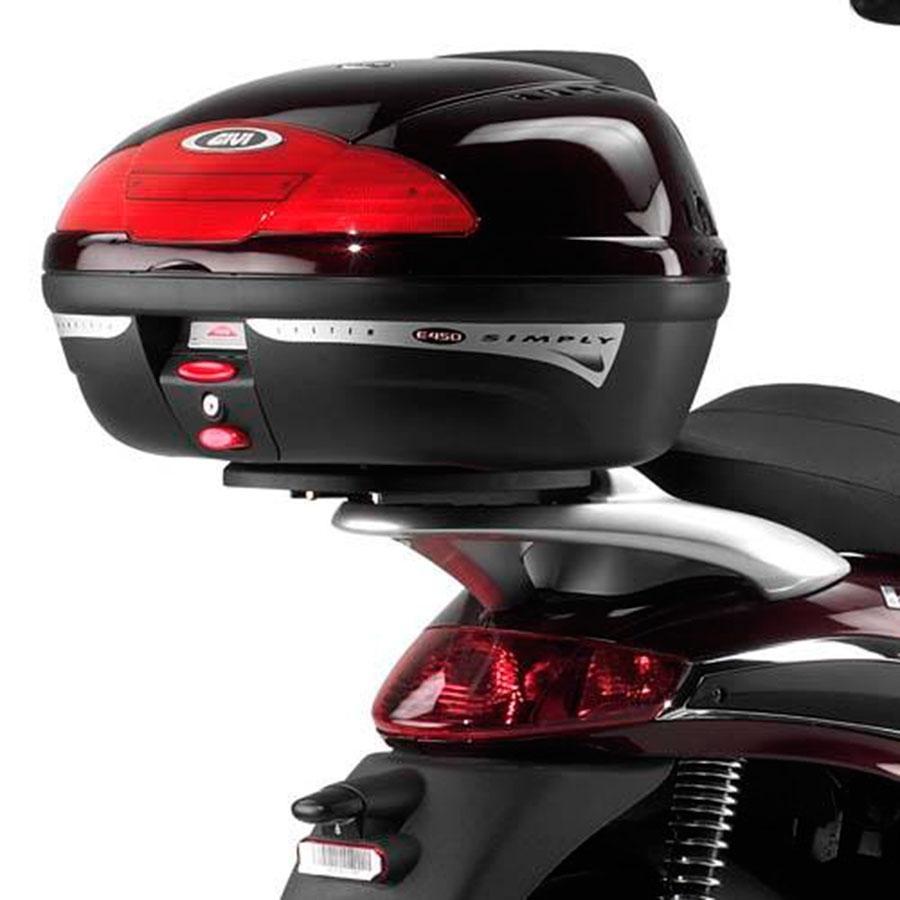 SOPORTE MALETA TRASERA GIVI TOP ML P/INTML PIAG.BEVERLY.125-250-400-500.04-03     E341