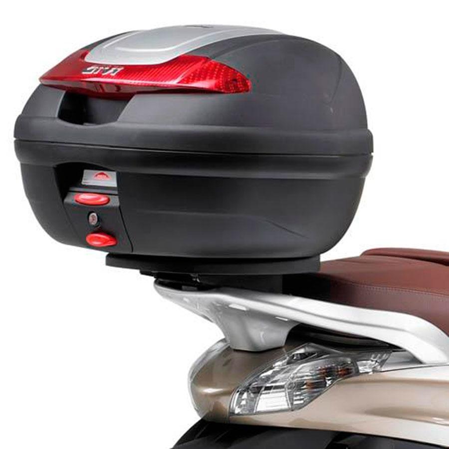 SOPORTE MALETA TRASERA GIVI TOP ML P/INTML PIAG.BEV/SPO.TOU.125-300/350.10 11/     E349