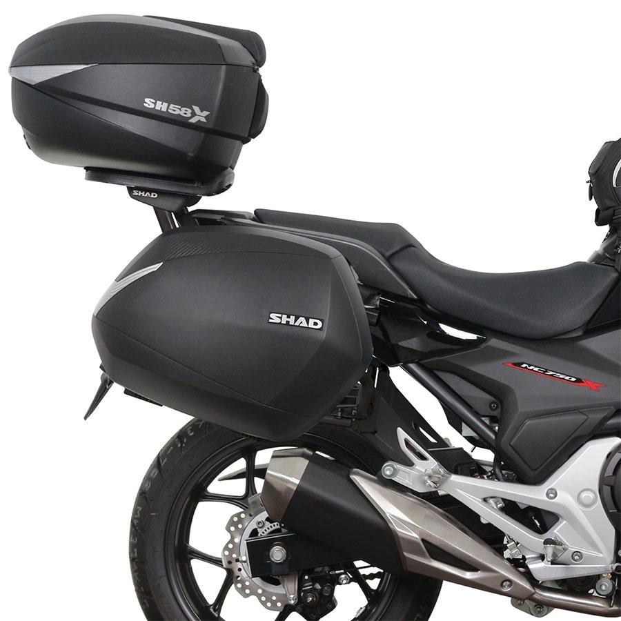 HERRAJES MANETA LATERAL SHAD 4P SYSTEM HONDA NC 750 X '16 - '20