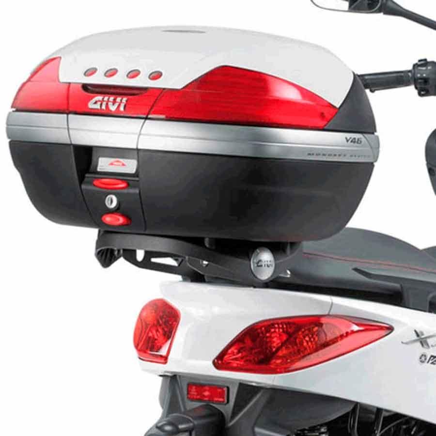 SOPORTE MALETA TRASERA GIVI TOP MK C/M5 YAMAHA-MBK.X-MAX-SKICRUISER.125-250.10     SR370