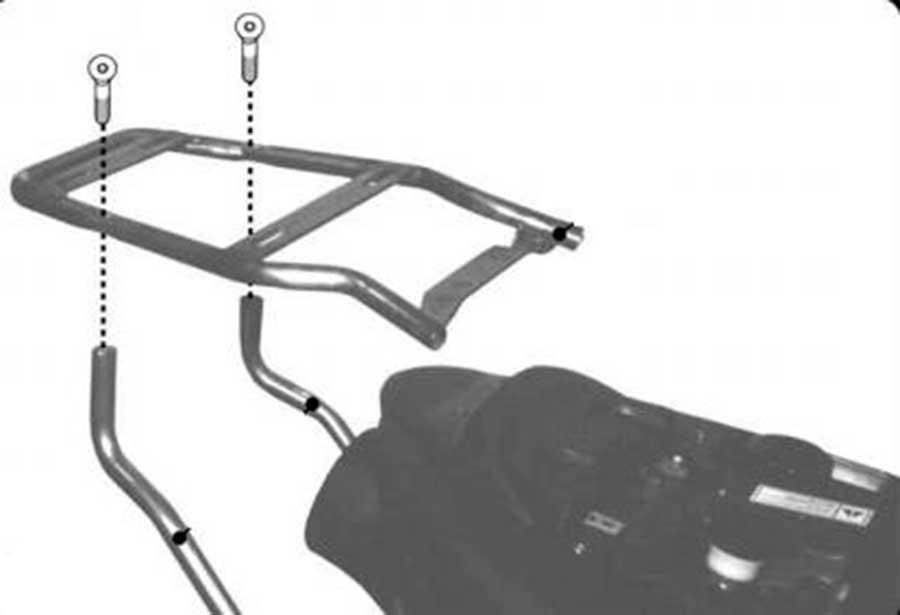 SOPORTE MALETA TRASERA GIVI TOP MK C/M5 YAMAHA/APRILIA.TMAX/DITEC..500/50.08 1     SR78