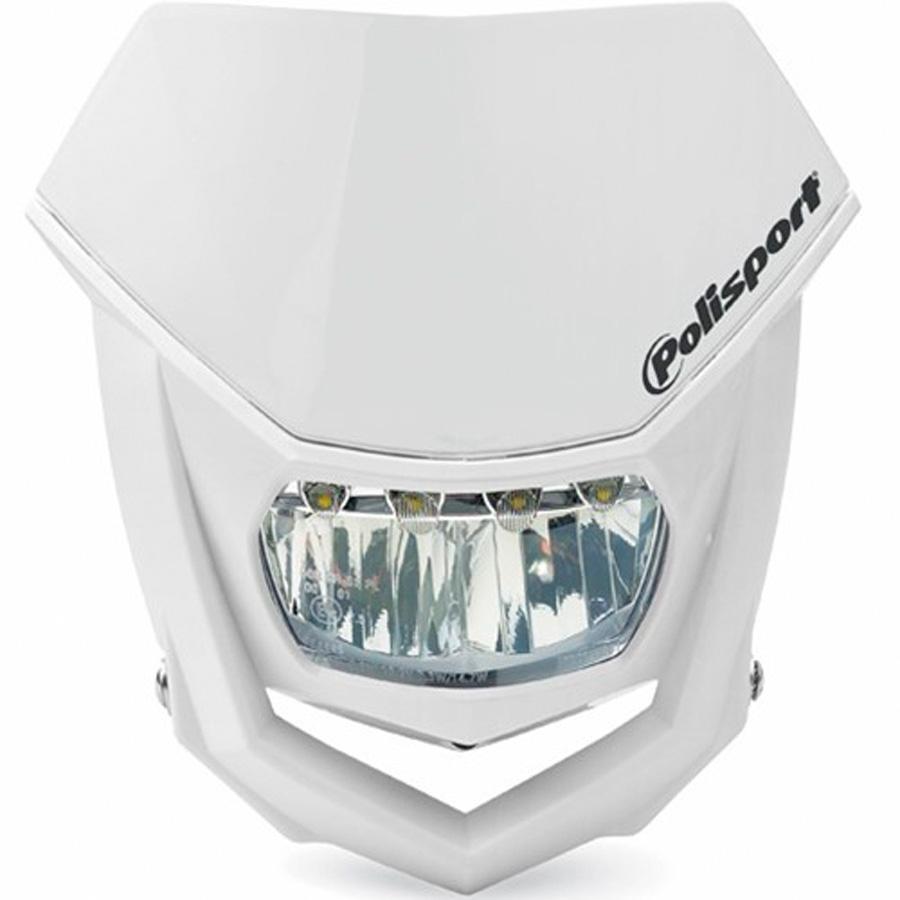 CARETA HALO LED HOMOLOGADA POLISPORT BLANCO 8667100001