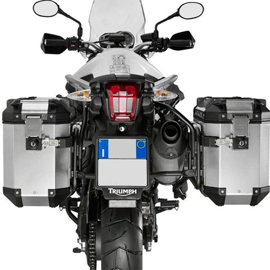 SOPORTE PORTAMALETAS LATERAL GIVI CAMSIDE18TRIUMPH.TIGER.XC.XR.800.11 15   PL6401CAM