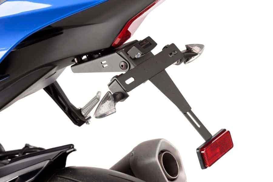 PORTAMATRICULAS PUIG YAMAHA YZF-R1 15'-18' C/NEGRO 7798N