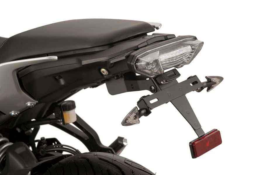 PORTAMATRICULAS PUIG YAMAHA MT-07 TRACER 16'-18' C/NEGR 9204N