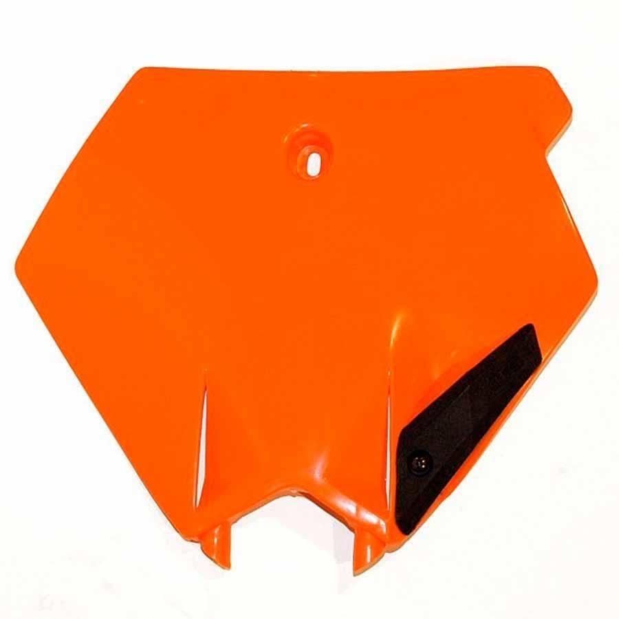 PORTANUMEROS DELANTERO UFO KTM NARANJA KT03075-127   47362