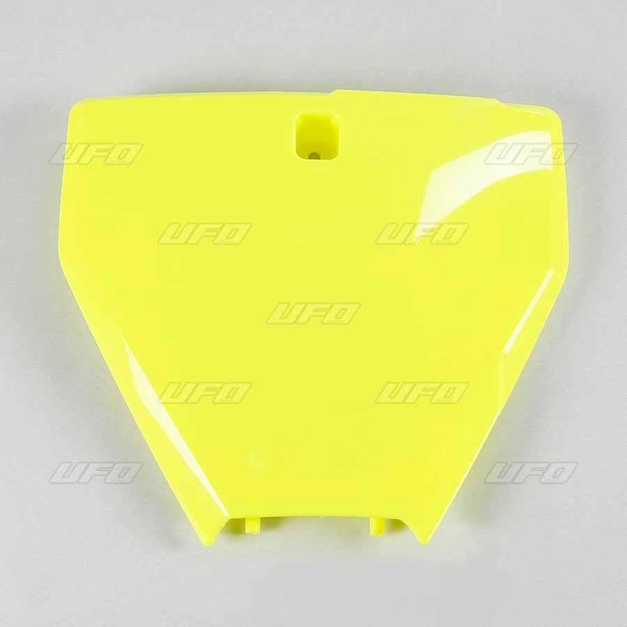 PORTANUMEROS DELANTERO UFO HUSQVARNA AMARILLO FLUOR   93228