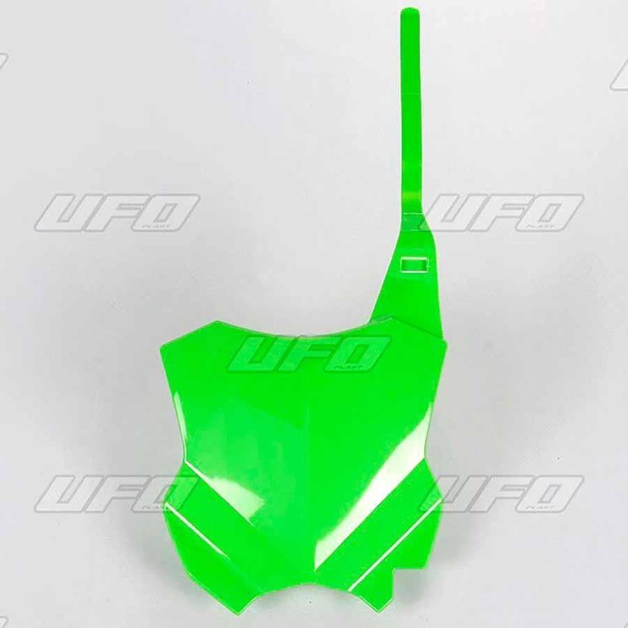 PORTANUMEROS DELANTERO UFO KAWASAKI VERDE FLUOR   93233