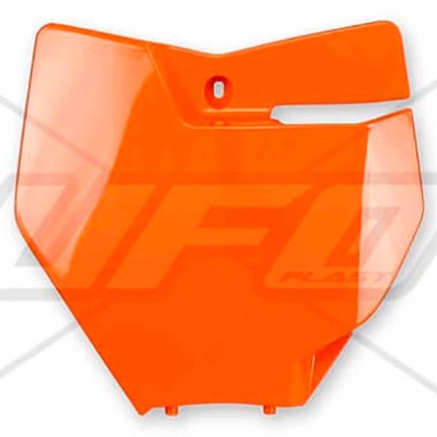 PORTANUMEROS DELANTERO UFO KTM NARANJA FLUOR   93239