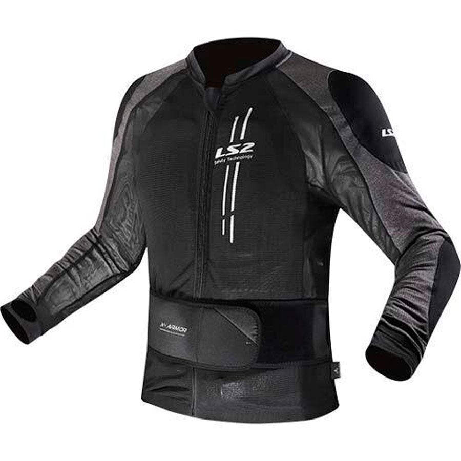 LS2 X-ARMOR MAN JACKET BLACK SILVER