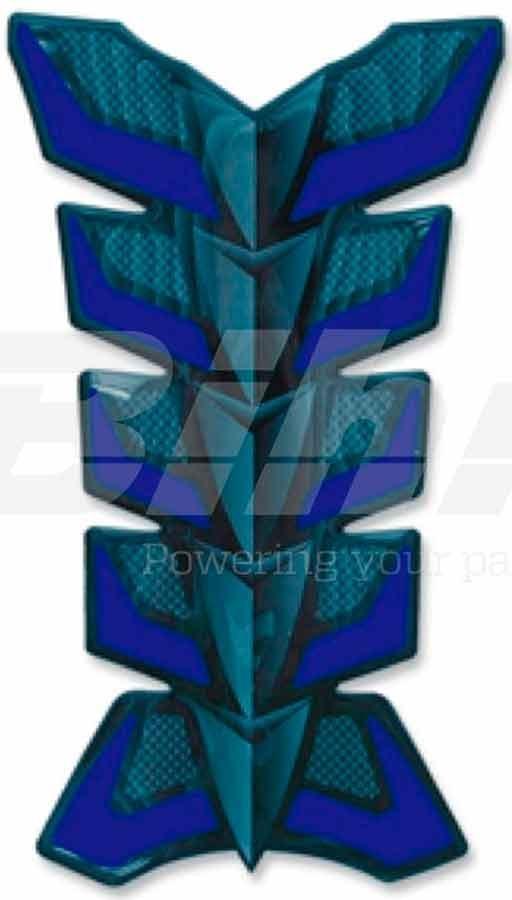 PROTECTOR DEPOSITO V-PARTS CARBONO AZUL   923AZ