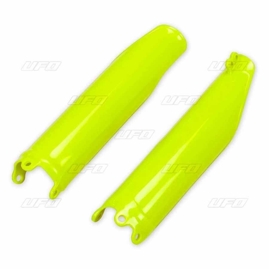 PROTECTORES HORQUILLA UFO HONDA AMARILLO FLUOR HO04692-DFLU   94429
